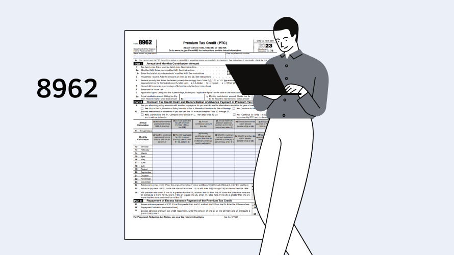 Tax Form 8962 in PDF